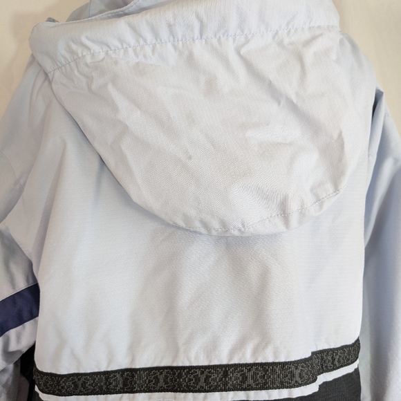 ✓Columbia packable hooded windbreaker S blue - Picture 12 of 16